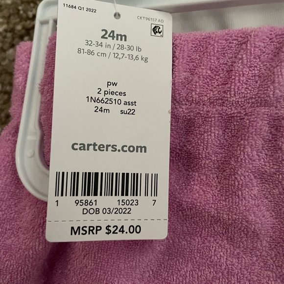 NWT Carter’s Shorts Set - Picture 2 of 5